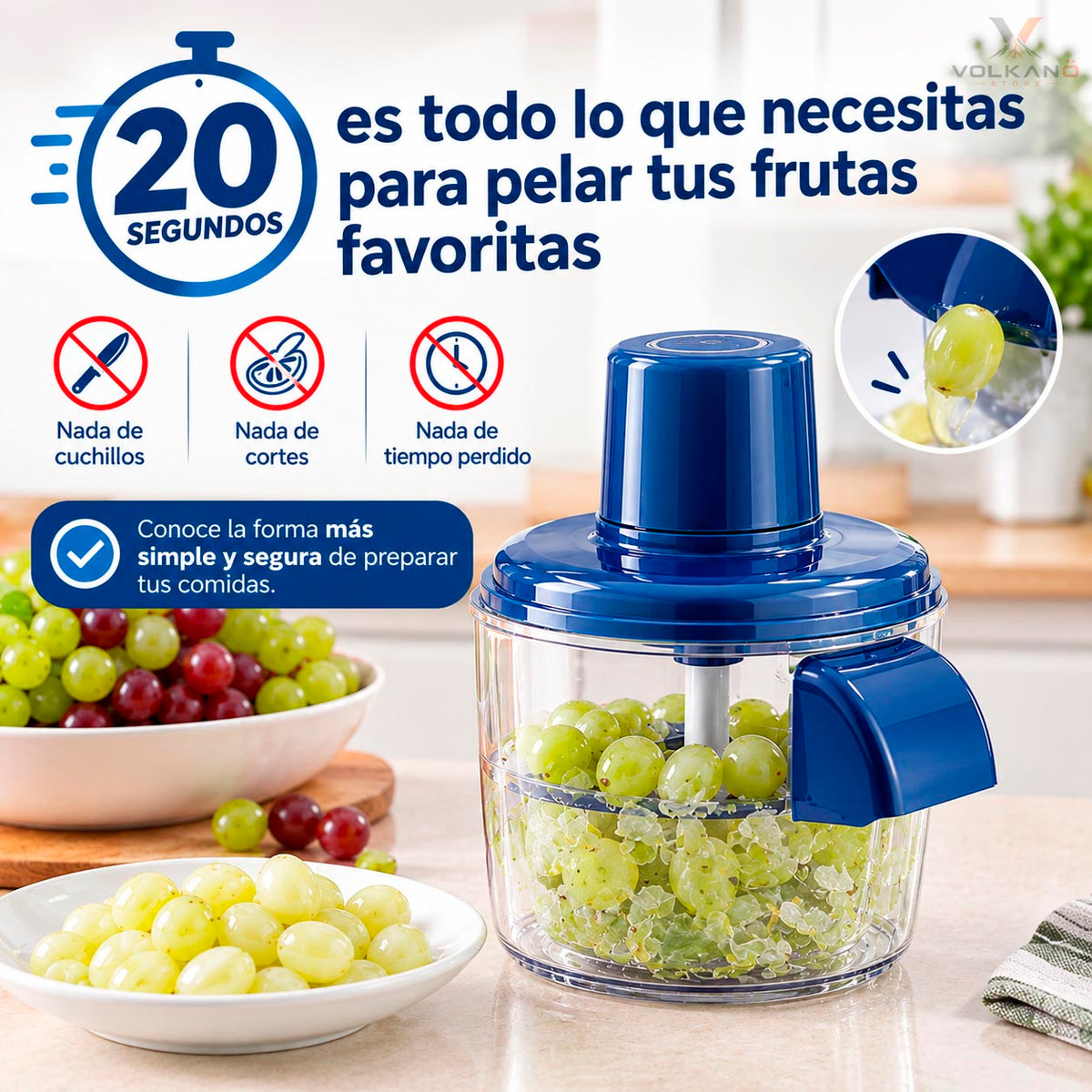 Peladora Automática De Frutas y Verduras